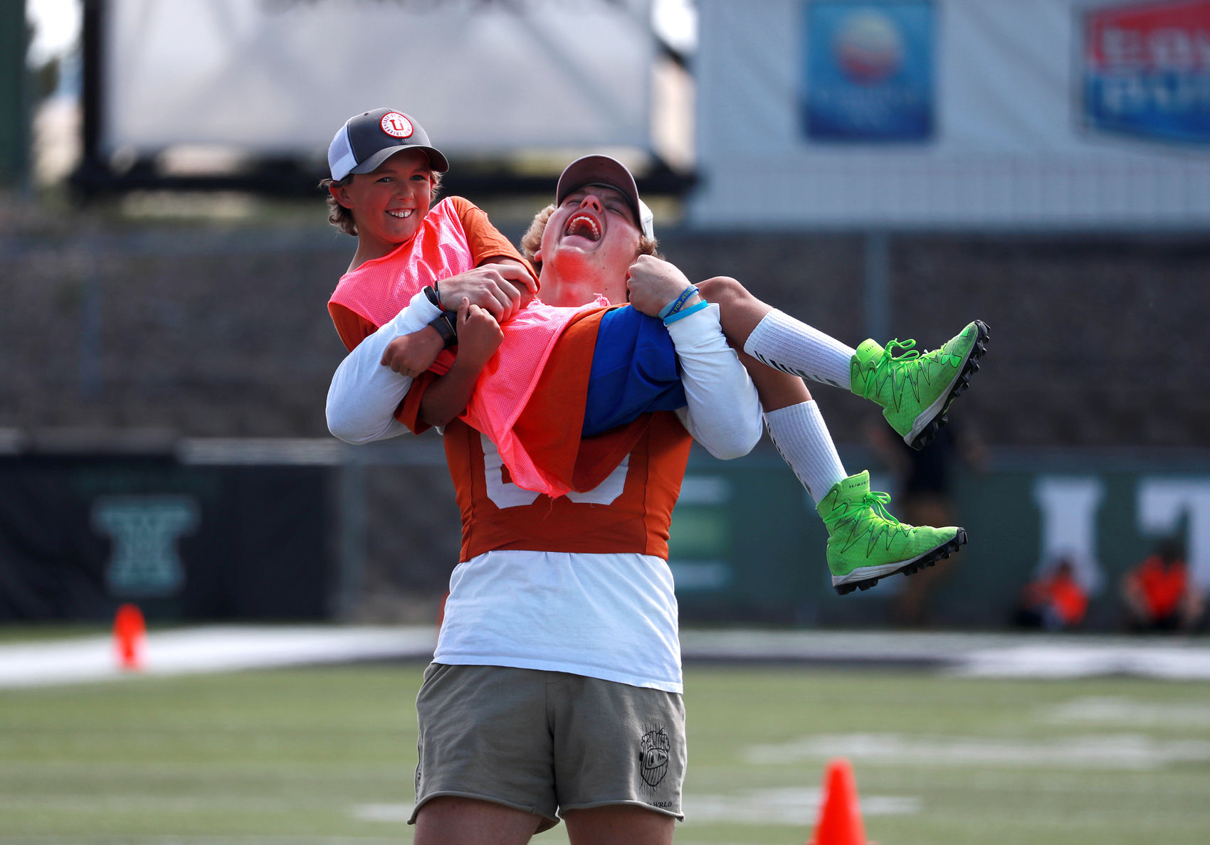 Orediggers host football camp for kids